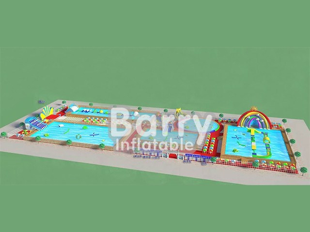 Guangzhou Barry Water Park Games / Inflatable Water Park BY-AWP-028